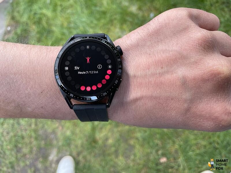 Вы можете видеть цель активности на Huawei Watch GT 3.